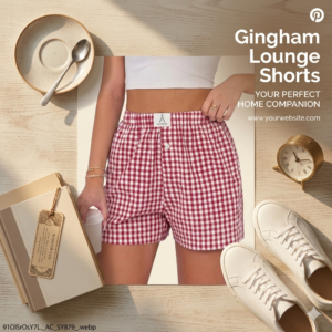 ANRABESS Boxer Shorts for Women Gingham Pajama 2026 Summer Casual Lounge Sleep Plaid Shorts Y2K Beach Bottoms