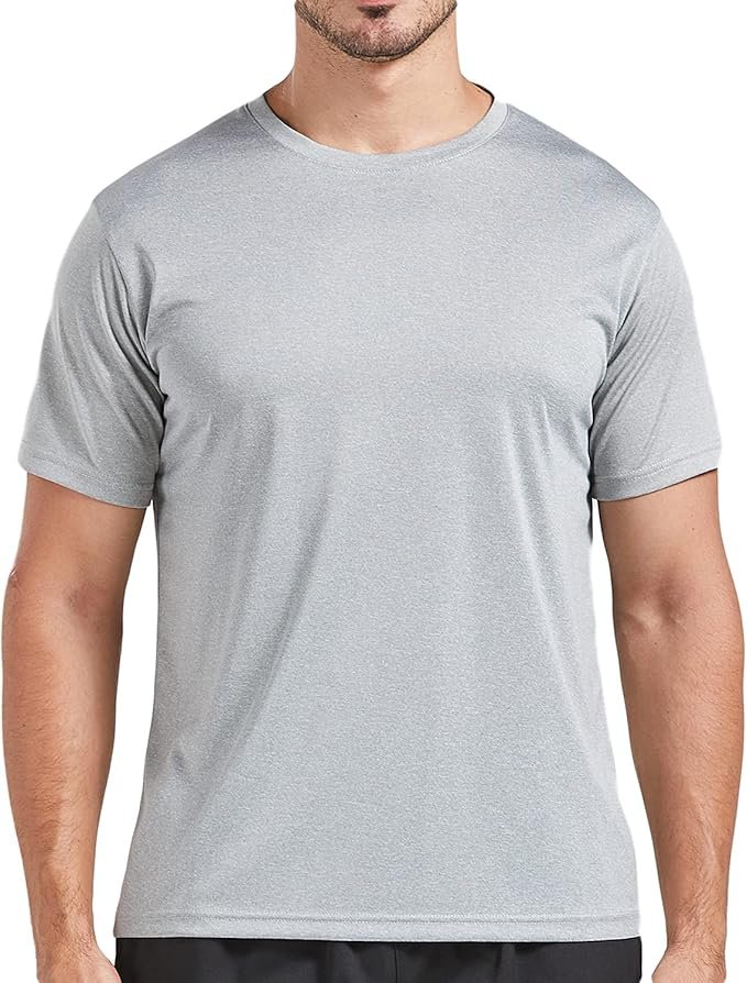 5 Pack Men's Dry Fit T Shirts Athletic Running Gym Workout Short Sleeve Tee Shirts for Men - Image 4