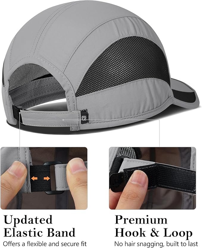 GADIEMKENSD Quick Dry Run Hat Cooling Breathable Mesh - Image 3