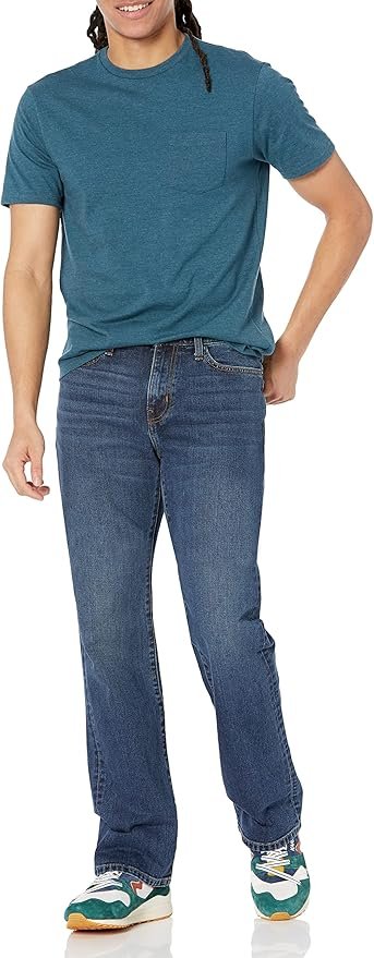 Amazon Essentials Men's Straight-Fit Bootcut Jean - Discontinued Colors - Image 2