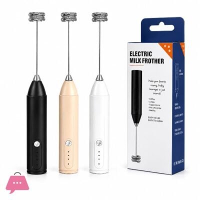 Electric Milk Frother for Coffee 3-Speed Powerful Handheld Foam Maker